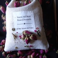 Sucre à l'Ail Noir -dans un sachet en lin blanc
