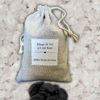 Sachet de Fleur de sel à l'Ail Noir